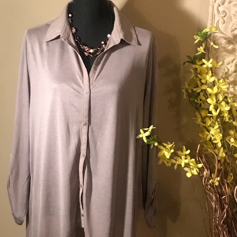 Ann Taylor Tan Women's Blouse